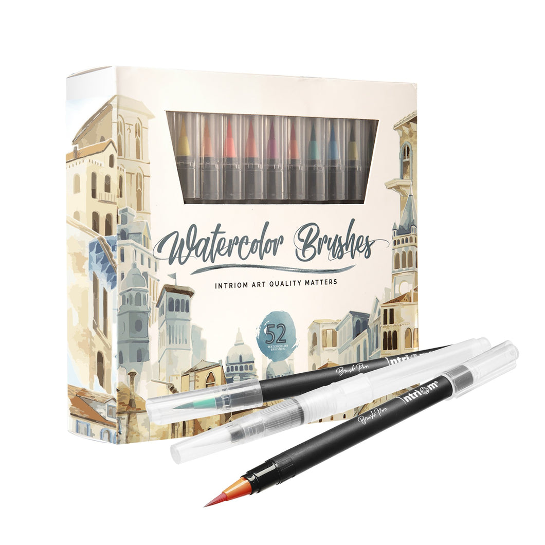 60 Watercolor Brush Pen Set - IGNART